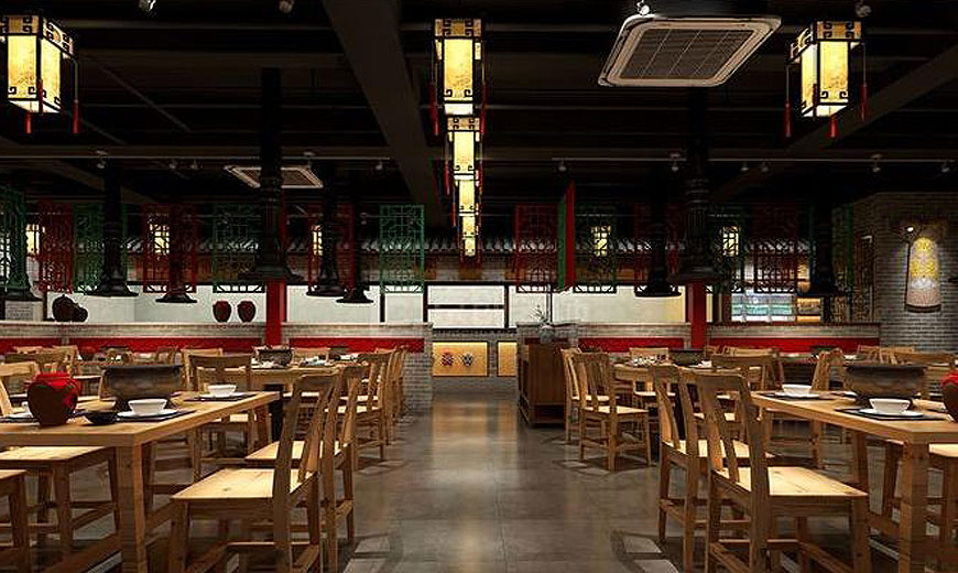 炭烤吧燒烤店裝修設(shè)計