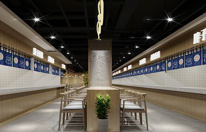 北京青雅美食城餐飲設(shè)計裝修-4