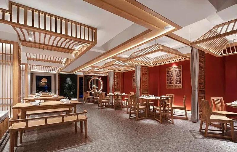 >江順的味道新中式中餐廳設(shè)計(jì)風(fēng)格