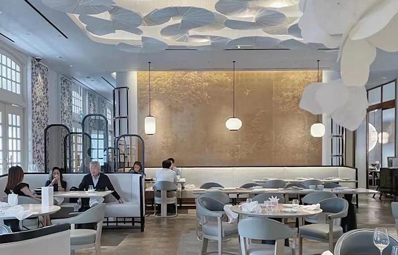 云餐廳新加坡風(fēng)格中餐廳裝修設(shè)計(jì)