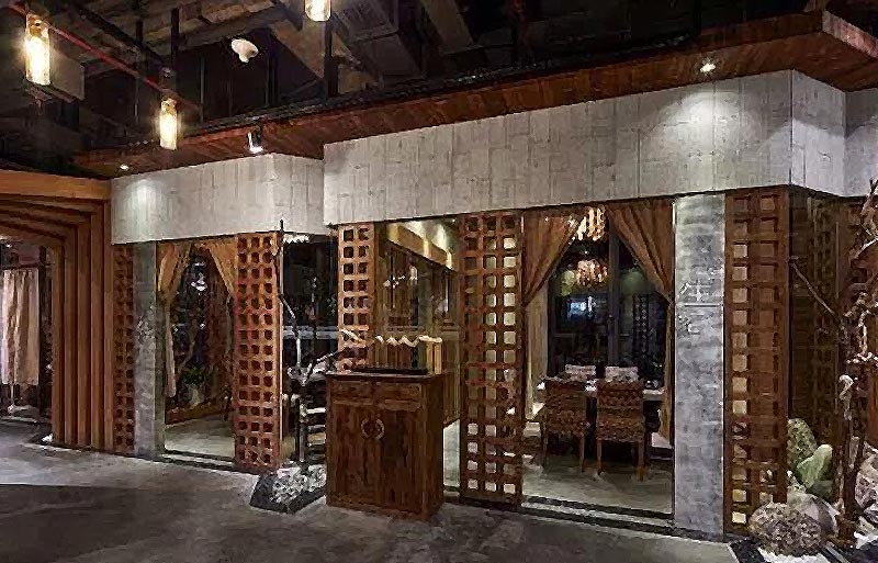 老五四季涮肉火鍋店裝修復古設計