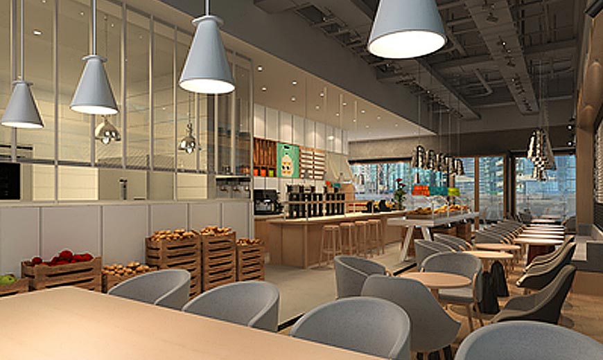 沏點Cafe&food咖啡廳設(shè)計要素是關(guān)注顧客的消費觀